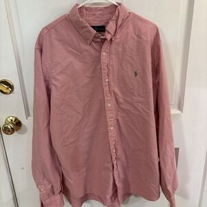 Ralph Lauren Polo Men's Long Sleeve Button-Down Oxford Shirt Size XL